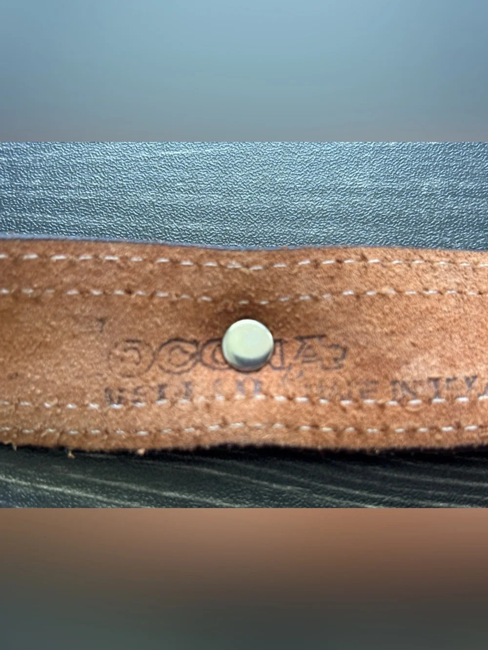 Nocona Brown Suede Canvas Inlay Concho Belt with Silver-Tone Buckle Small SKU 5